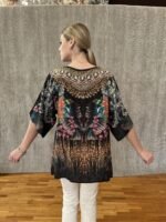 Handmade Blouse Pure Silk M - 27 - Image 3