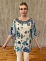 Handmade Blouse Silk M - 28