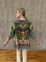 Handmade Blouse Pure Silk M - 29 - Image 3