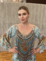 Silk Short Dress SD – 51 - Image 2