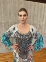 Handmade Short Silk Dress SD - 53 - Image 3