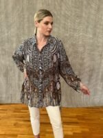 Handmade Shirt Silk S - 808 - Image 3