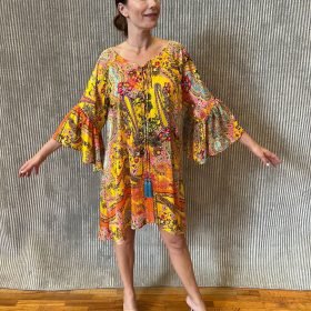 Silk Short Dress S – 182