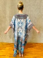 Handmade Kaftan Pure Silk SK – 20 - Image 3