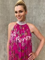 Silk Long Dress S – 202 - Image 2