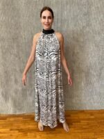 Silk Long Dress S – 204