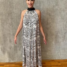 Silk Long Dress S – 204