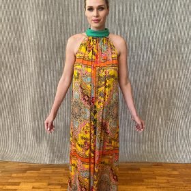 Silk Long Dress  S – 200