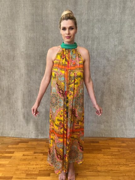 Silk Long Dress  S – 200