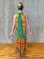 Silk Long Dress  S – 200 - Image 3