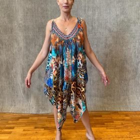 Silk Short Dress SD – 84