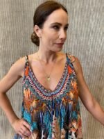 Silk Short Dress SD – 84 - Image 3