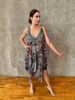 Silk Short Dress SD – 82