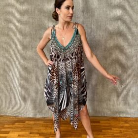 Silk Short Dress SD – 82