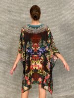 Silk Short Kaftan With Swarovski SK - 56 - Image 2