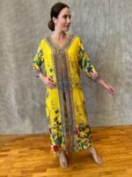 Handmade Dress Pure Silk SM - 510 - Image 2