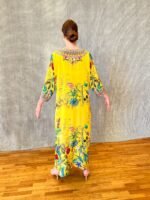 Handmade Dress Pure Silk SM - 510 - Image 3