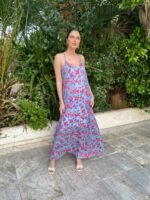 Silk Long Dress S - 162