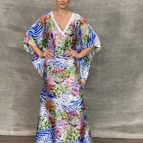 Handmade Kaftan – Dress Pure Silk S - 106