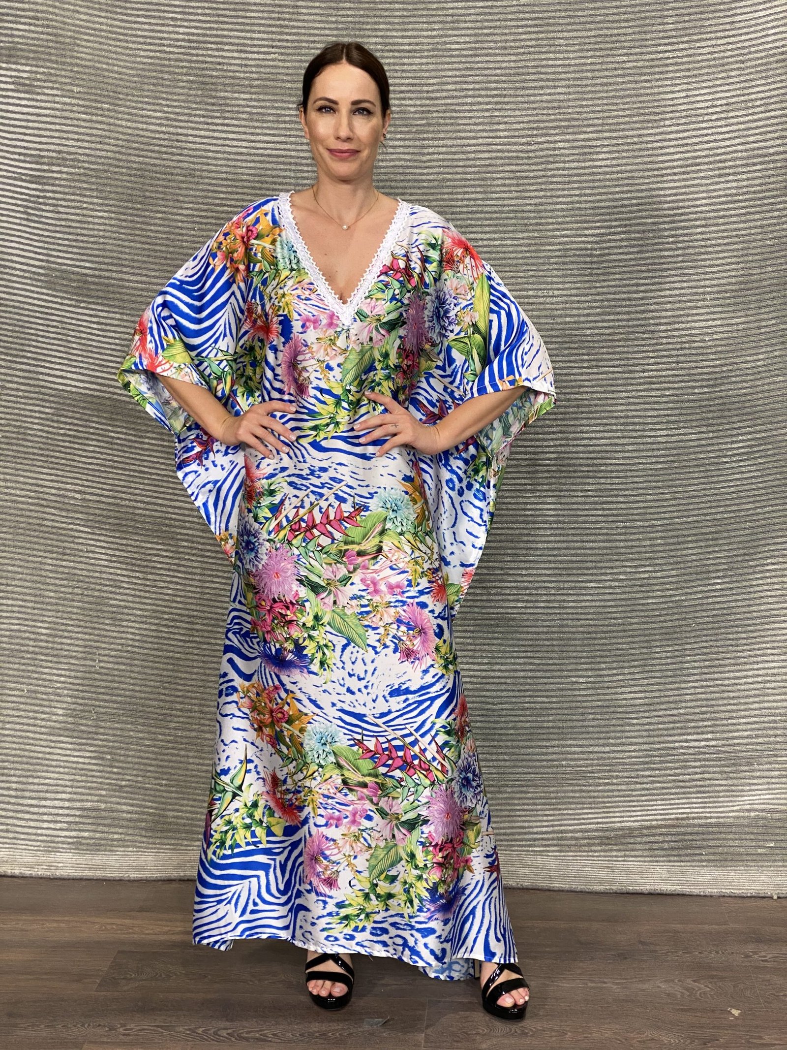 image_67218945 Handmade Kaftan – Dress Pure Silk S - 106 - Image 1