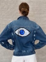 Jean Jacket Dark Blue With Patch