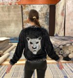 Handmade Velvet Jacket With Patch- A77 - Image 2