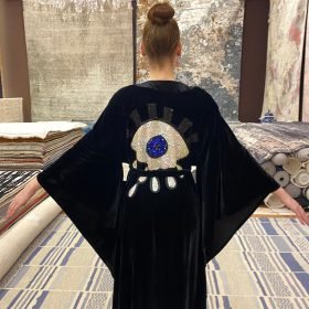 Handmade Kimono - Mado With Patch - A37